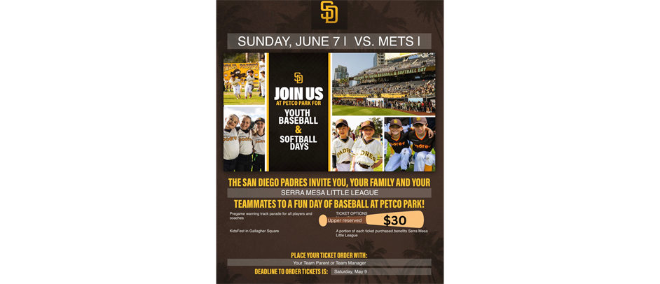 SMLL at the Padres game!