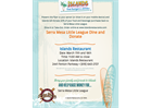 Islands Restaurant fundraiser